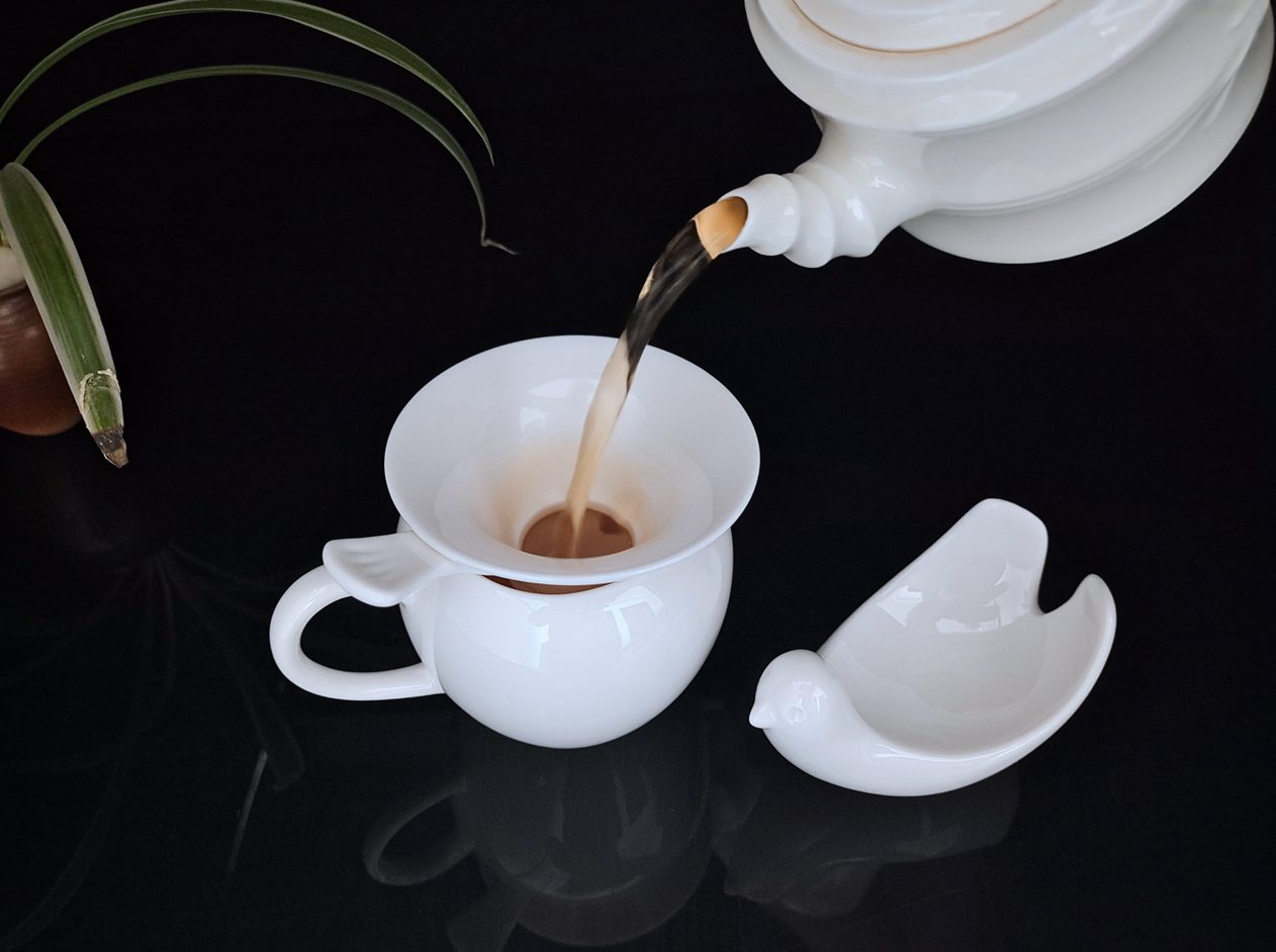 漏網使用嚴實細密的環保濾網，能更好的過濾茶湯