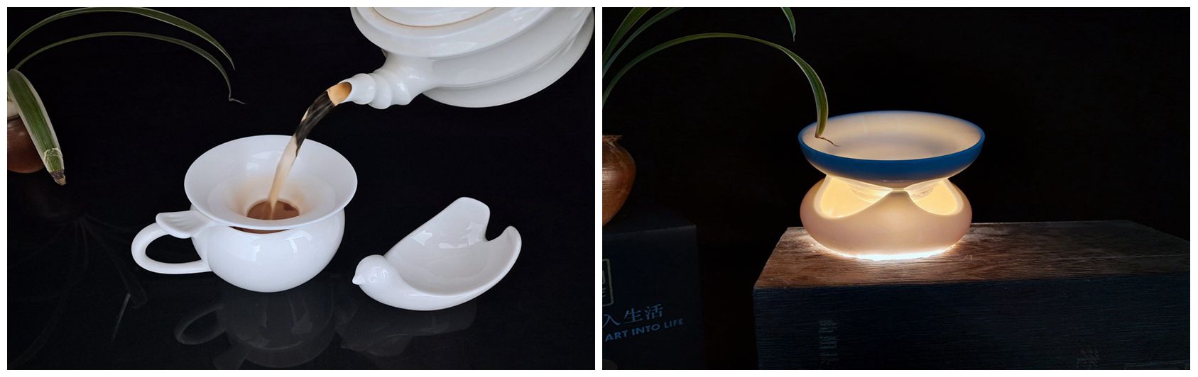 白瓷茶器:小鳥茶漏和三角茶漏,氣質典雅脫俗,非常具有現代氣息 白瓷茶器:小鳥茶漏和三角茶漏,氣質典雅脫俗,非常具有現代氣息